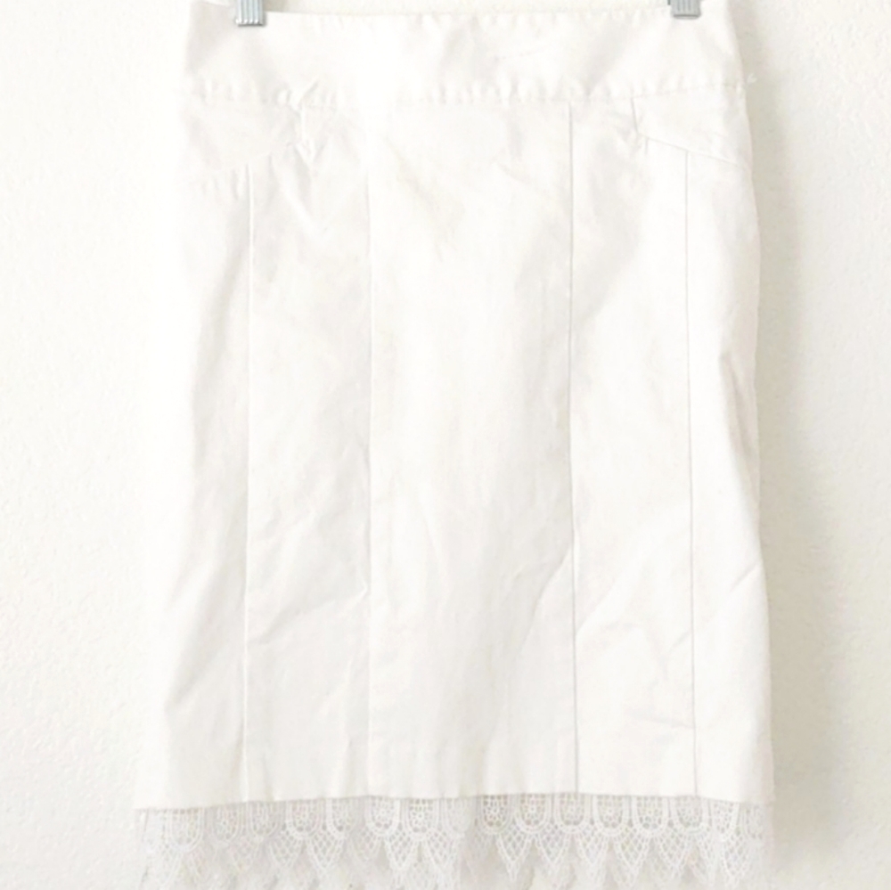 The Limited Collection Pencil Skirt White 2